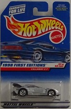 Callaway C-7 Silver 1998 First Editions Series 31 Of 40 Hot Wheels Basic Car