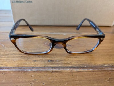 RAY-BAN eyeglasses TORTOISE RECTANGLE glasses frame MOD: RB 5150 5607