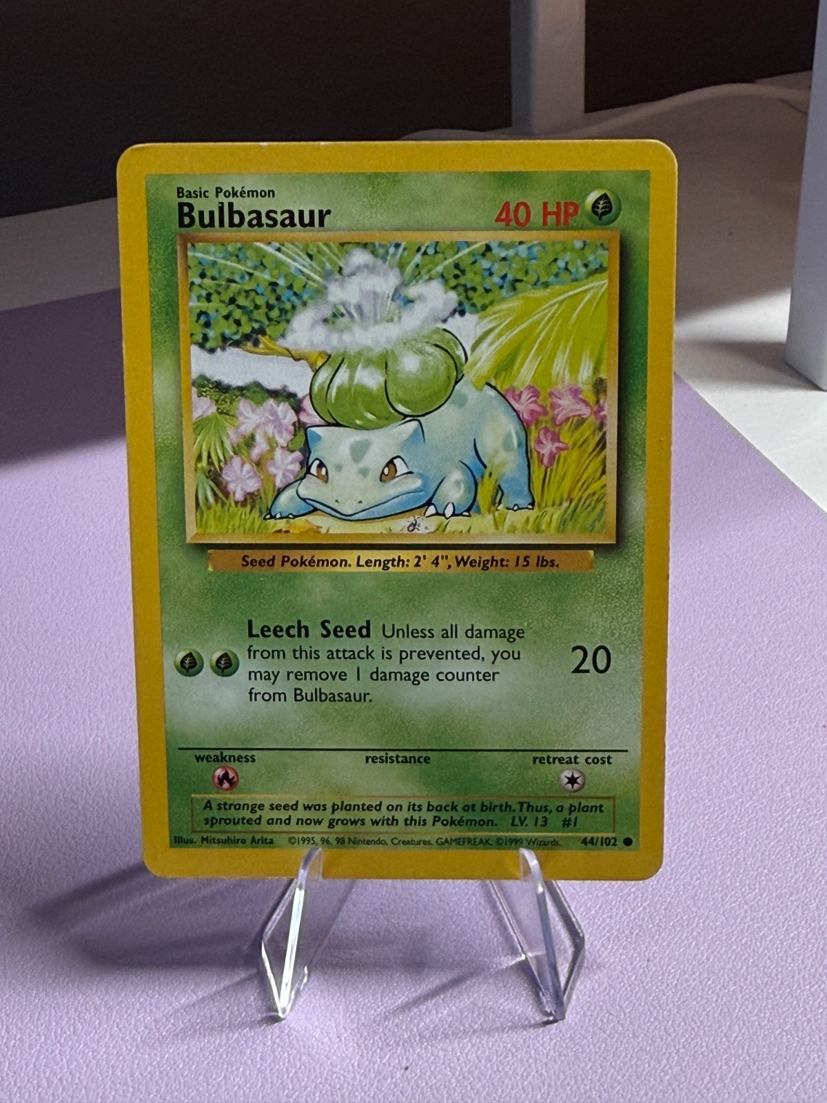 Bulbasaur 044/102 Base Set (Shadowless) Regular