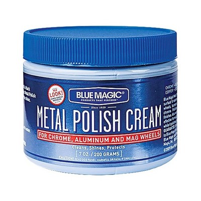 Blue Magic 400 Non-abrasive Metal Polish Cream 7oz Tarnish Oxidation Remover