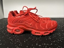 Nike Air Max Plus Triple Red TN Shoes Size Mens 6.5 Womens 8 AV8424-600