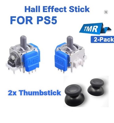 2x PS5 Hall Effect TMR Analog Sticks Controller PlayStation 5 Anti Stickdrift