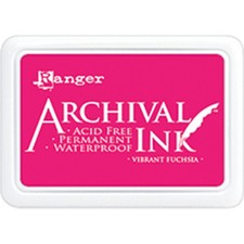 Ranger Archival Ink Pad 0-Vibrant Fuchsia