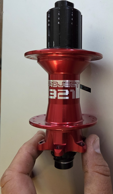 #ad Project 321 G3 Rear Hub 148x12 12mm Micro Spline 6 Bolt 32H Red $250.00