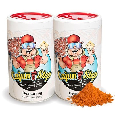 Cajun Two Step Seasoning by StaleKracker - 2 pck, 8 Ounce (Pack of 2) 