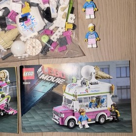 Lego LEGO MOVIE ICE CREAM MACHINE #70804 100% Complete with Manual & Minifigs