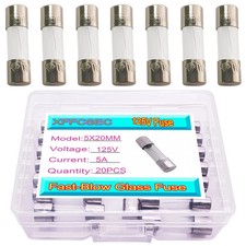 5 Amp Fuse, 125V Fast-Blow Mini Fuse - 5A Max for Fans, PCB, C9, C7, G40 Chri