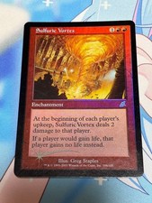 Sulfuric Vortex Scourge English Foil Card Magic the Gathering MTG Used