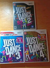 Just Dance 2 3 4 Bundle – Wii – JD3 Target Exclusive – Tested Works