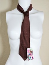 Body Language Fashions Brown Tie Clubwear Accessory, One Size