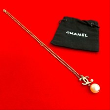 Chanel Coco Mark Necklace Women Gold One Size 622260