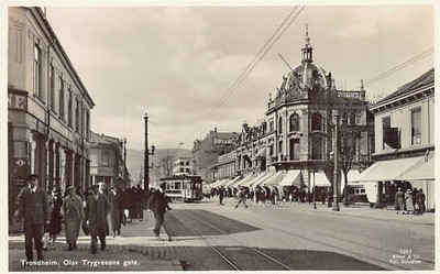 NORGE Norway - TRONDHEIM Trondhjem - Olav Trugvesøns gate - Publ. Mittet & Co. 2