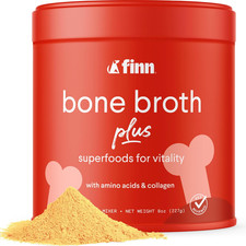 Bone Broth Plus for Dogs Joint Support Powder with Collagen Amino Acids