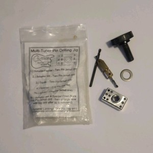 G-Tech Guitar Works Metal Multi-Tuner Pin Drilling Jig for Guitar