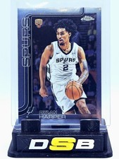 Dylan Harper RC 2025-26 Topps Chrome Basketball Rookie Base #252 Spurs
