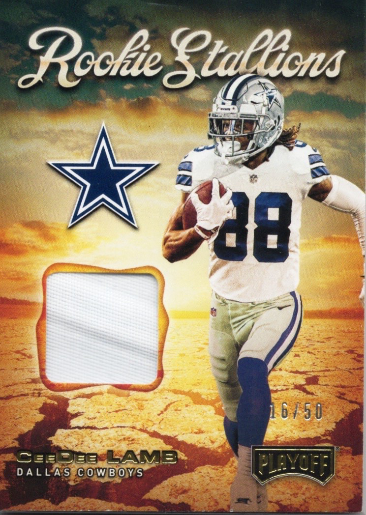 CeeDee Lamb Panini Playoff Rookie Stallions Jerseys #RS7 Base