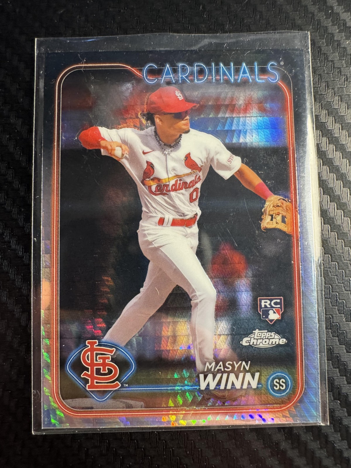 2024 Topps Chrome #189 Masyn Winn Prism Refractors