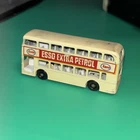 Matchbox Double Decker Bus RARE Tan Lesney 1966 Daimler No.74 Esso Extra #AB