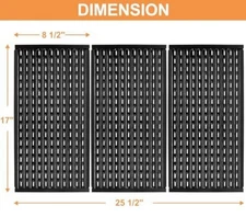 17" Infrared Grill Grates Replacement for Charbroil Performance Tru-Infrared 3