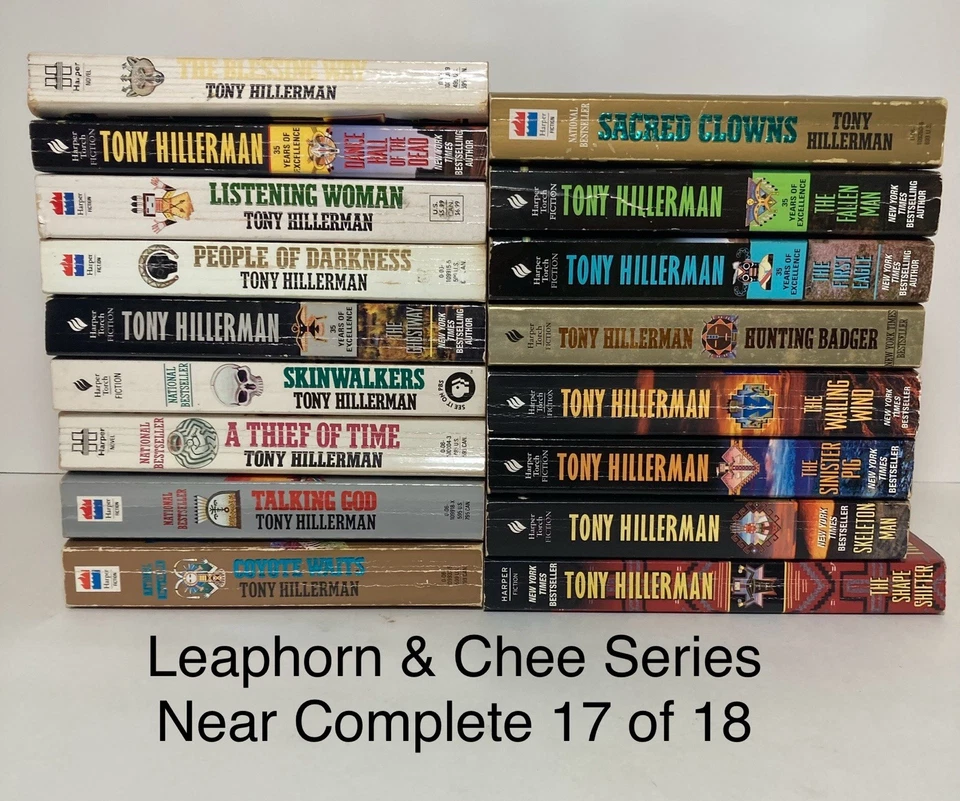 Lot of 40 Tony Hillerman - Near Complete LEAPHORN CHEE Series (17 of 18) + more Foto 2 de 4