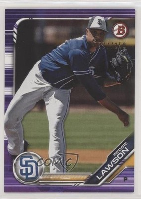 2019 Bowman Prospects Purple 77/250 Reggie Lawson #BP-68 gp1