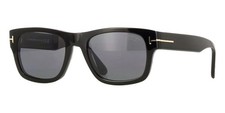 TOM FORD SMITH-02 TF1303 01D BLACK/ POLARIZED LENS SUNGLASSES 55-19