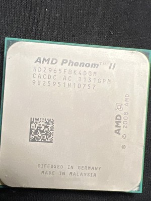 AMD Phenom II X4 965 3.4 GHz Quad-Core CPU Socket AM3 HDZ965FBK4DGM Processor