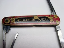 Vintage Anheuser-Busch Enameled Knife w/Scissors – RARE – St. Louis, Missouri
