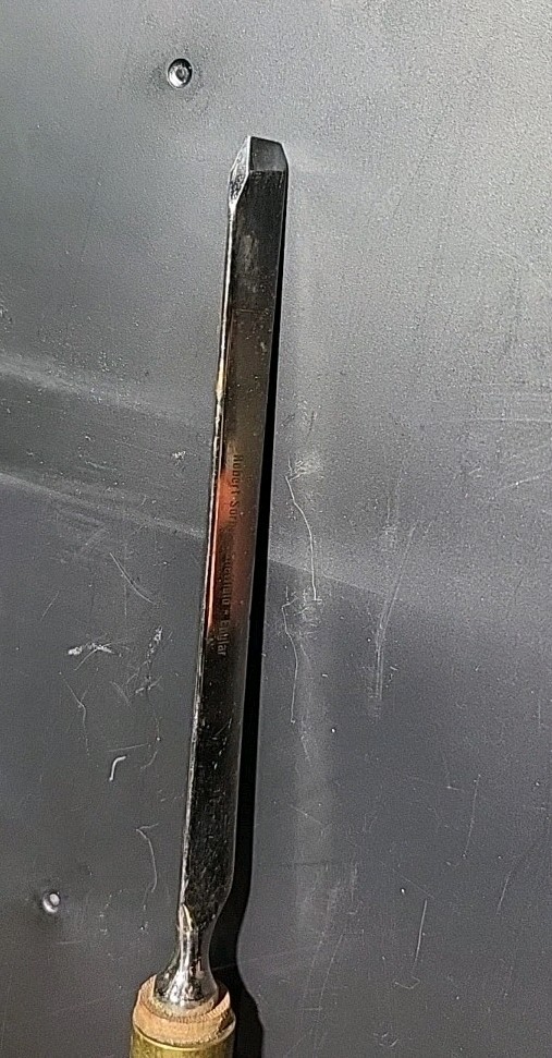 Robert Sorby Wood Carving Gouge V Parting Tool #39 1/4" Cut 10.5" Long