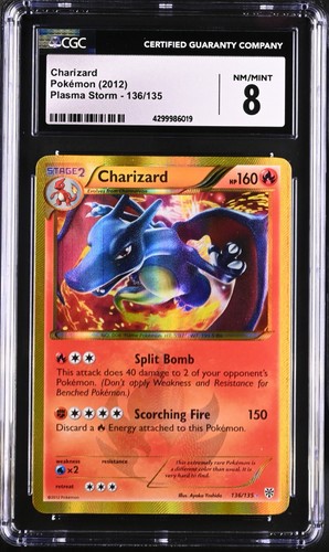 Charizard graded CGC 8 for sale on eBay