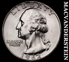 1962 Washington Quarter- Silver- Choice Gem Brilliant Uncirculated #J4167
