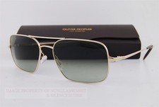New Oliver Peoples Sunglasses OV 1373S 5035BH VICTORY II Gold/G-15 Gradient