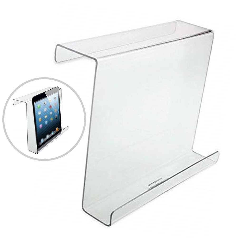 Supporto trasparente per libri da tapis roulant