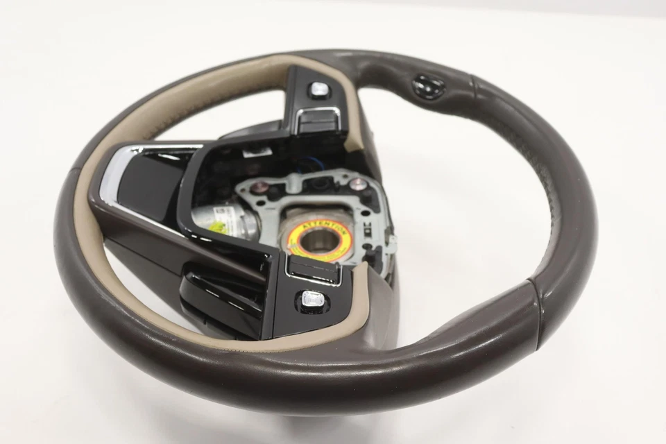 2020-2025 LINCOLN AVIATOR STEERING WHEEL W/ SWITCH OEM LC5C3G600BCB3LU4 BEIGE_G7 - Image 2 of 4
