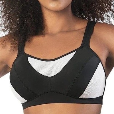 PARFAIT Dynamic P5541 Full Bounce Control Sport Bra Black & White Size 40 F NEW