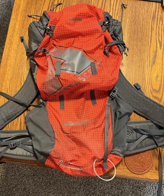 Eddie Bauer FIRST ASCENT BACON Backpack Gray Climbing Hiking Pack Lightweight