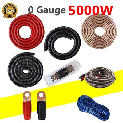Audio 1500W System Car Wiring Kit Amplifier Install Wiring Installation Cables
