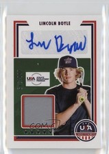 2022 Panini USA Baseball Stars & Stripes Signatures /349 Lincoln Boyle Auto p8v