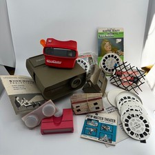 Vintage View Master Projector Discs Disney/Star Trek/OZ/Charlie Brown/Dinosaurs