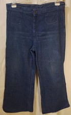 Gr.50 Original H.I.S Vintage Jeans 70er Schlagjeans Echte Retro-Jeans Bluejeans