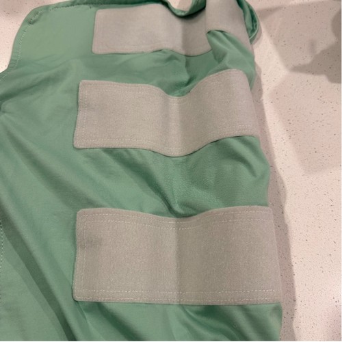 The Ollie Swaddle Adjustable Infant Sleep Sack Mint Green Wrap One Size - Picture 3 of 3