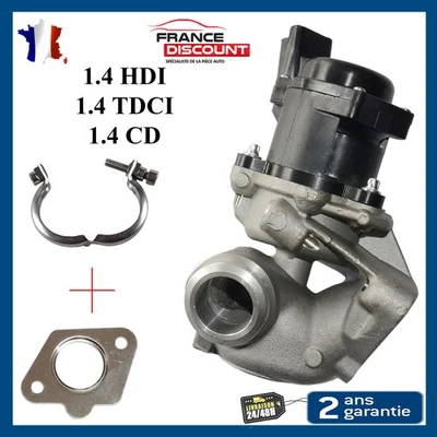 PARTSLINE Vanne Egr prévu pour C1 C2 C3 NEMO 107 206 207 1,4 HDI TDCi 161846 1618N8 1618PF