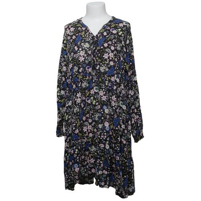 Janina, Kleid, Größe: 44, Schwarz/Mehrfarbig, Blumen, Damen #EHX