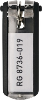Schlüsselanhänger Key Clip schwarz Kunststoff DURABLE