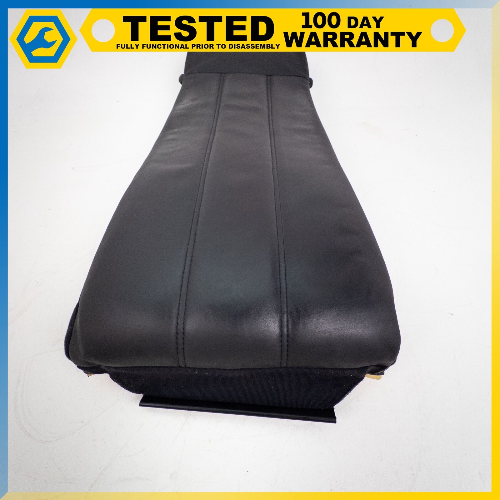 03-13 BENTLEY CONTINENTAL GT FRONT LEFT SIDE SEAT UPPER BACK CUSHION BLACK OEM