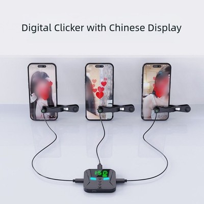 Silent Automatic Clicker Mobiles Bildschirmgerät mit einstellbarer Impulsgeschw
