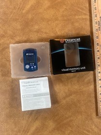 Sega Dreamcast VMU Blue MK-50121 CIB OEM Original Authentic Visual Memory Card