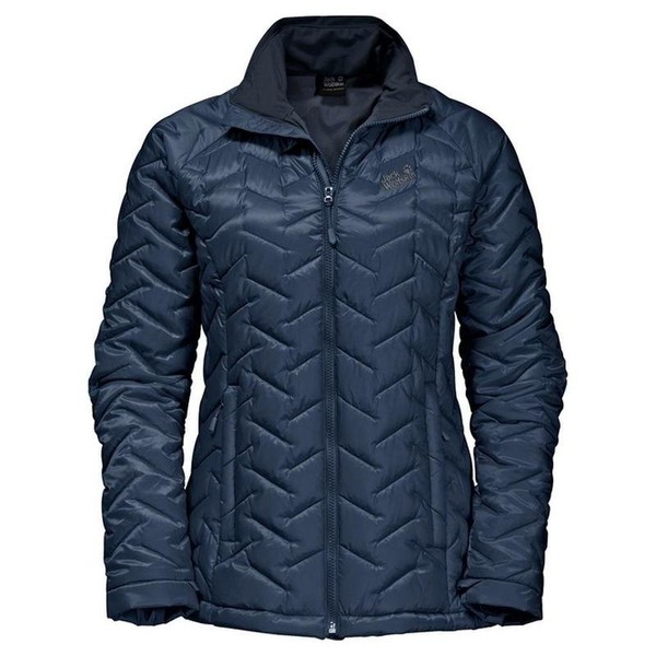 Women Jack Wolfskin Jacket Navy Polyester 36
