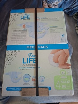 BEBE CASH Freelife - Babywindeln Gr. Maxi 7-14 kg - 192 St. Megapack