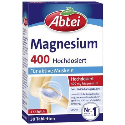 ABTEI Magnesium 400 hochdosiert Tabletten 30 ST